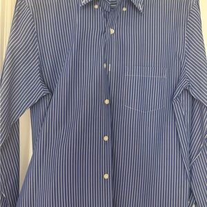 Brooks Brothers Classic Blue Striped Men's Shirt